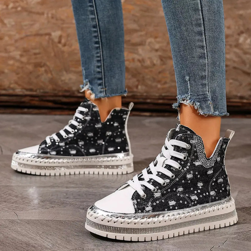 Lace Up Platform Sneakers  Style Ratio