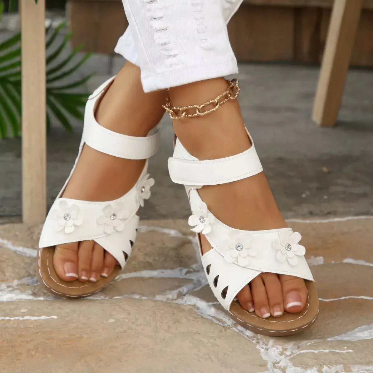 Open Toe Wedge Sandals  Style Ratio