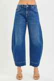 RISEN Mid Rise Crop Barrel Jeans  Style Ratio