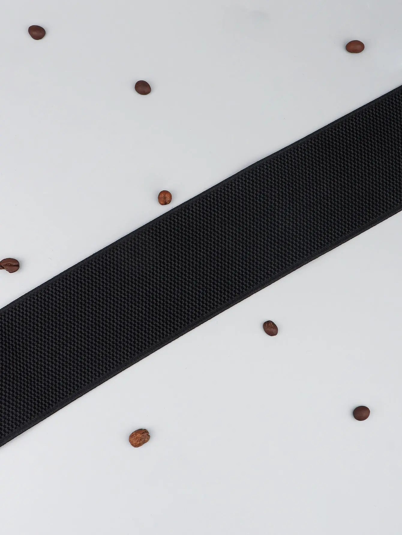 PU Elastic Wide Belt with Alloy Buckle  Style Ratio