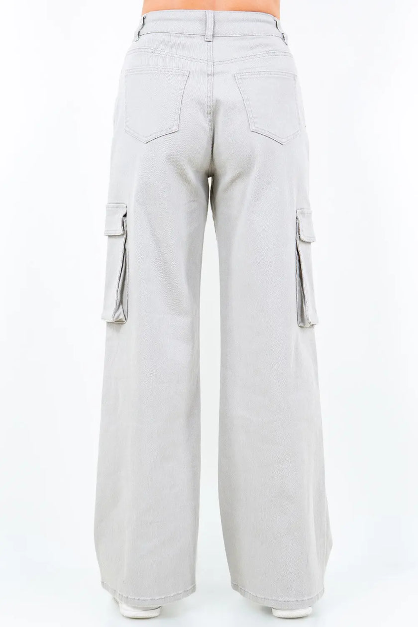 American Bazi Full Size Drawstring Cargo Pants  Style Ratio