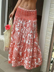 Paisley Print Maxi Skirt  Style Ratio