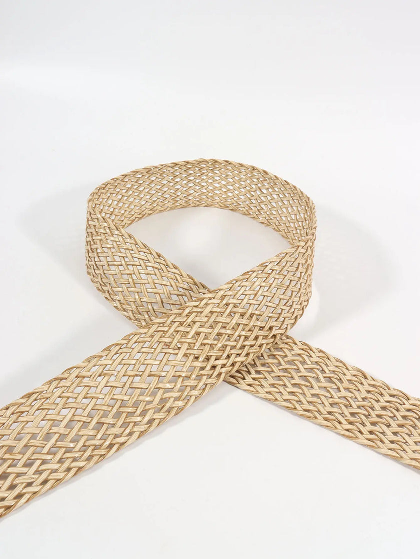 Irregular Buckle Braid Belt  Style Ratio