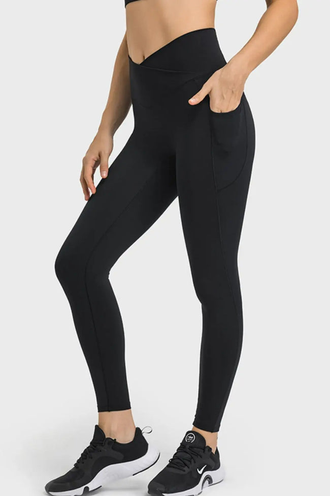 Millennia V-Waist Yoga Leggings with Pockets  Style Ratio