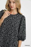 Umgee Leopard Print Jacquard Mini Dress  Style Ratio