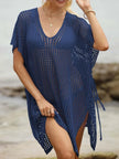 Side Tied V-Neck Cover-Up  Style Ratio