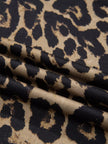 Leopard Print Square Neck Long Sleeve Top  Style Ratio