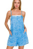 Zenana Washed Linen Knot Strap Rompers  Style Ratio