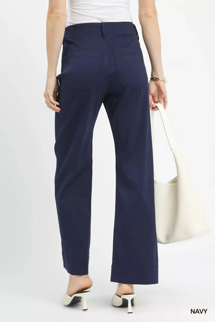 Umgee Button Stretched Pants  Style Ratio
