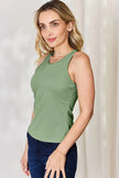 Basic Bae Full Size Round Neck Racerback Tank  Style Ratio