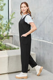 Double Take Full Size Sleeveless Straight Jumpsuit  Style Ratio