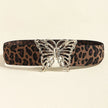 Butterfly Alloy Buckle Elastic Belt  Style Ratio