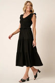 Mittoshop Smocked Ruffled Tiered Midi Dress  Style Ratio