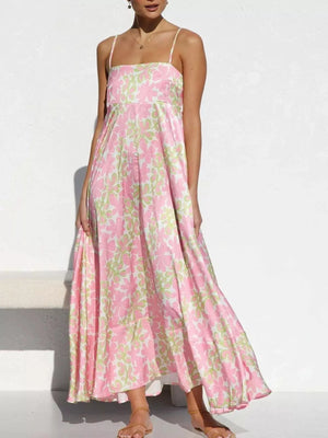 Printed Spaghetti Strap Maxi Dress  Style Ratio