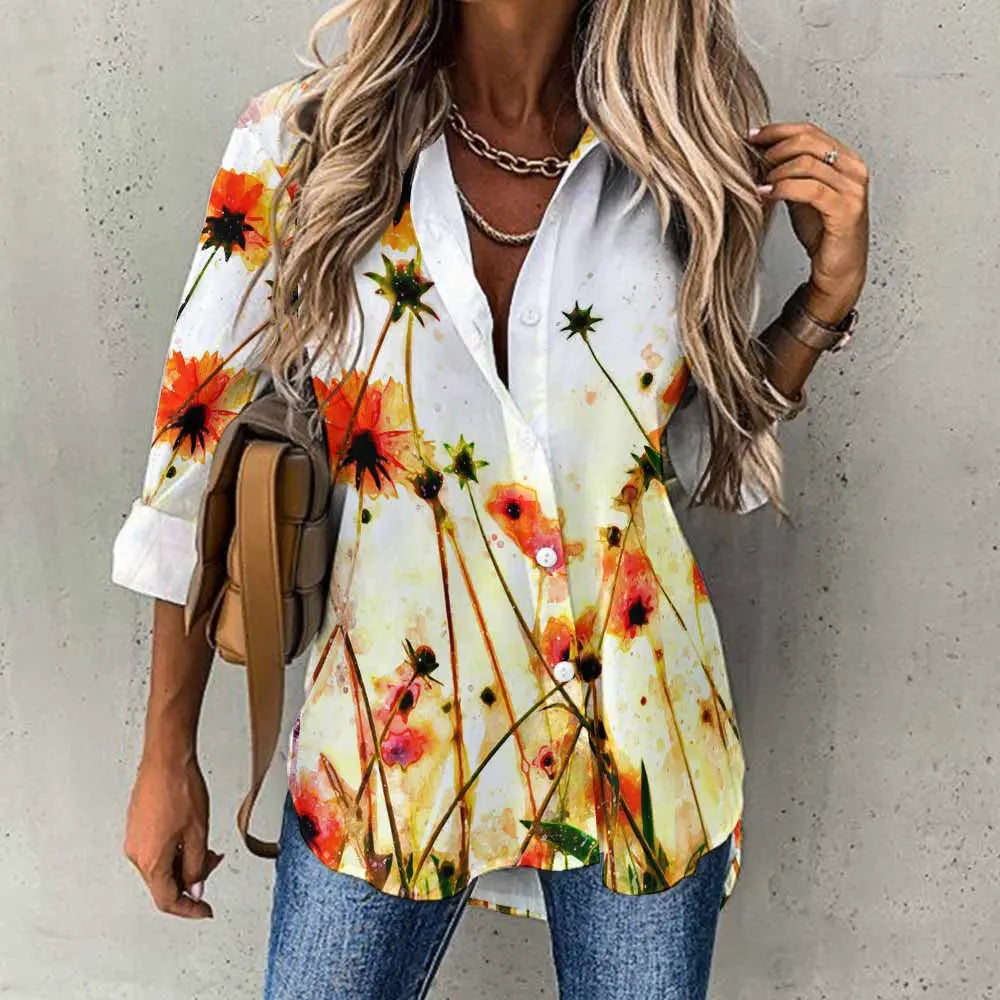 Floral Lightweight Long Sleeve Shirt - Style Ratio