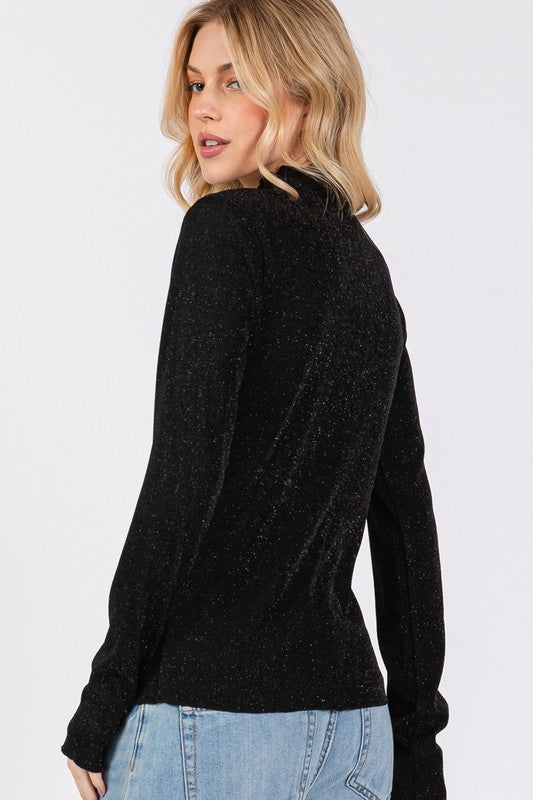 Glitter Long Sleeve Sweater