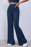 Basic Bae Full Size Ribbed High Waist Flare Pants  Style Ratio