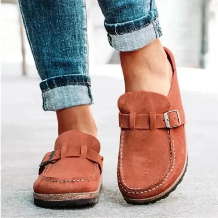 Round Toe Closed Toe Slip-Ons  Style Ratio
