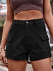 High Waist Denim Shorts with Pockets  Style Ratio