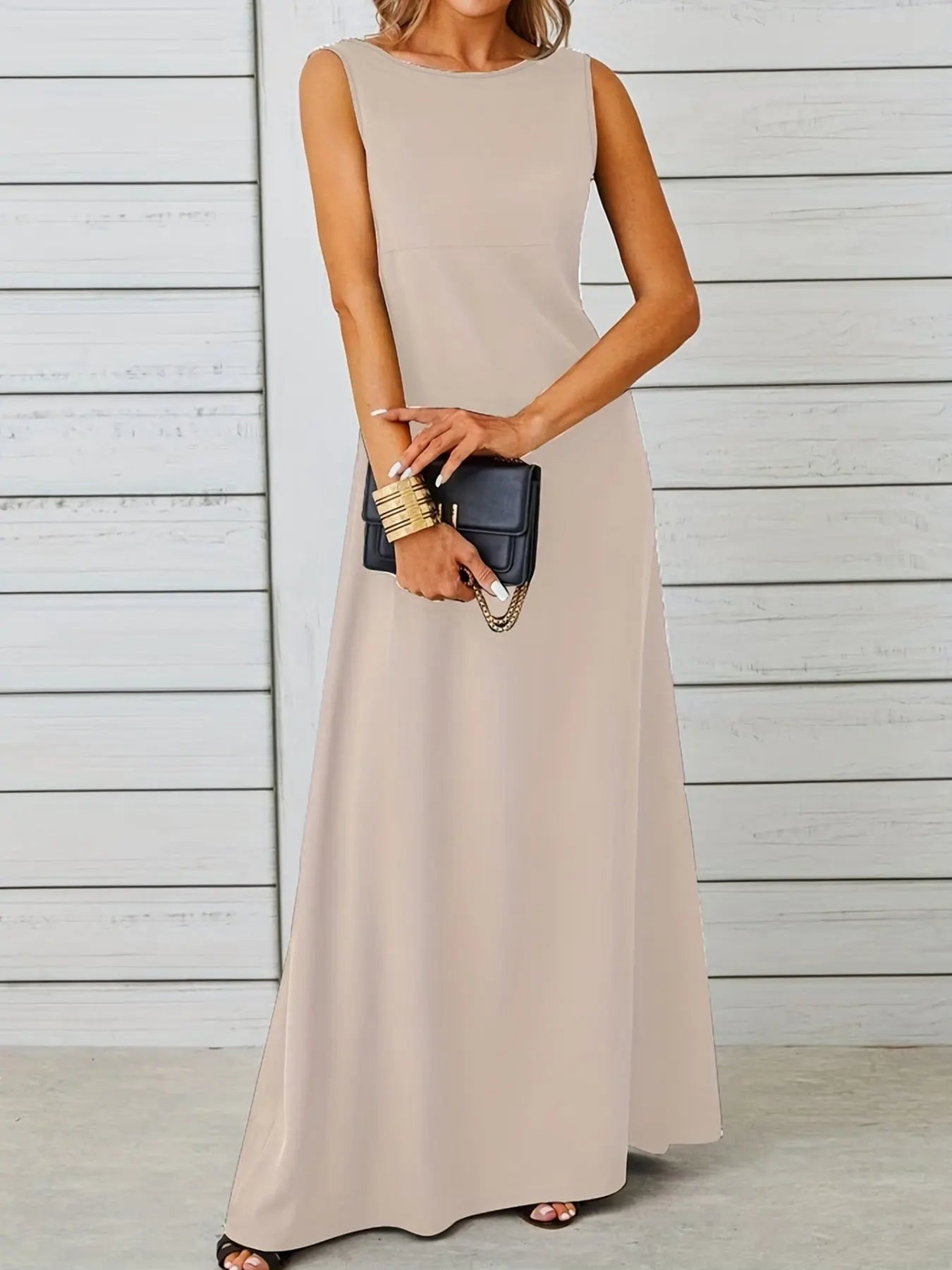 Sleeveless Flowy Maxi Dress  Style Ratio