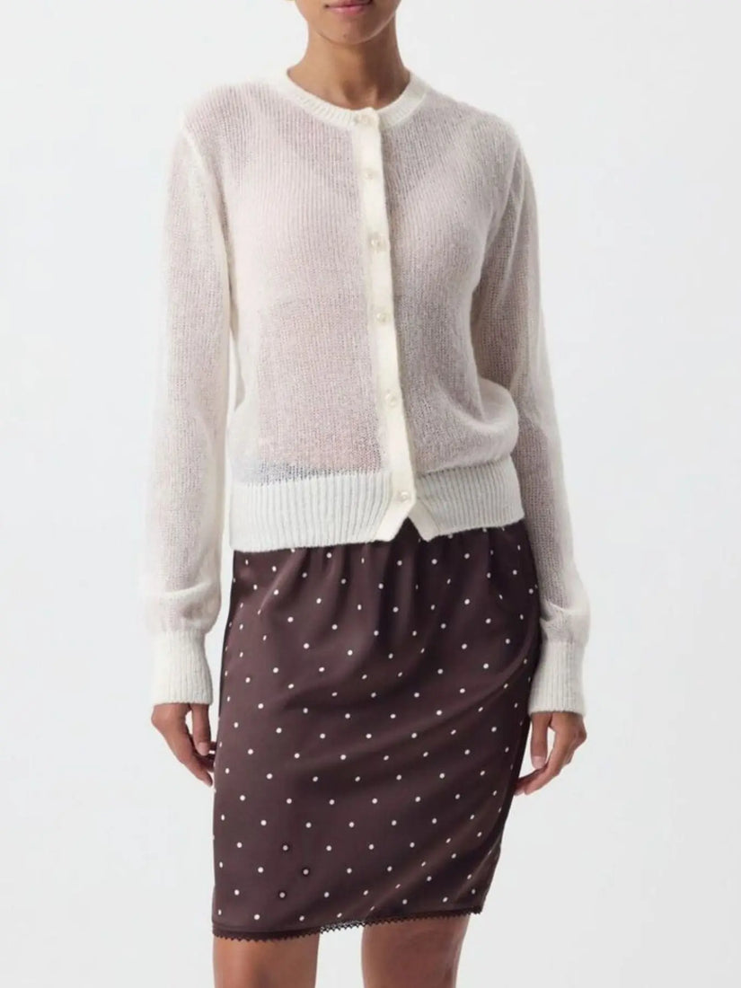 Button Up Long Sleeve Cardigan  Style Ratio