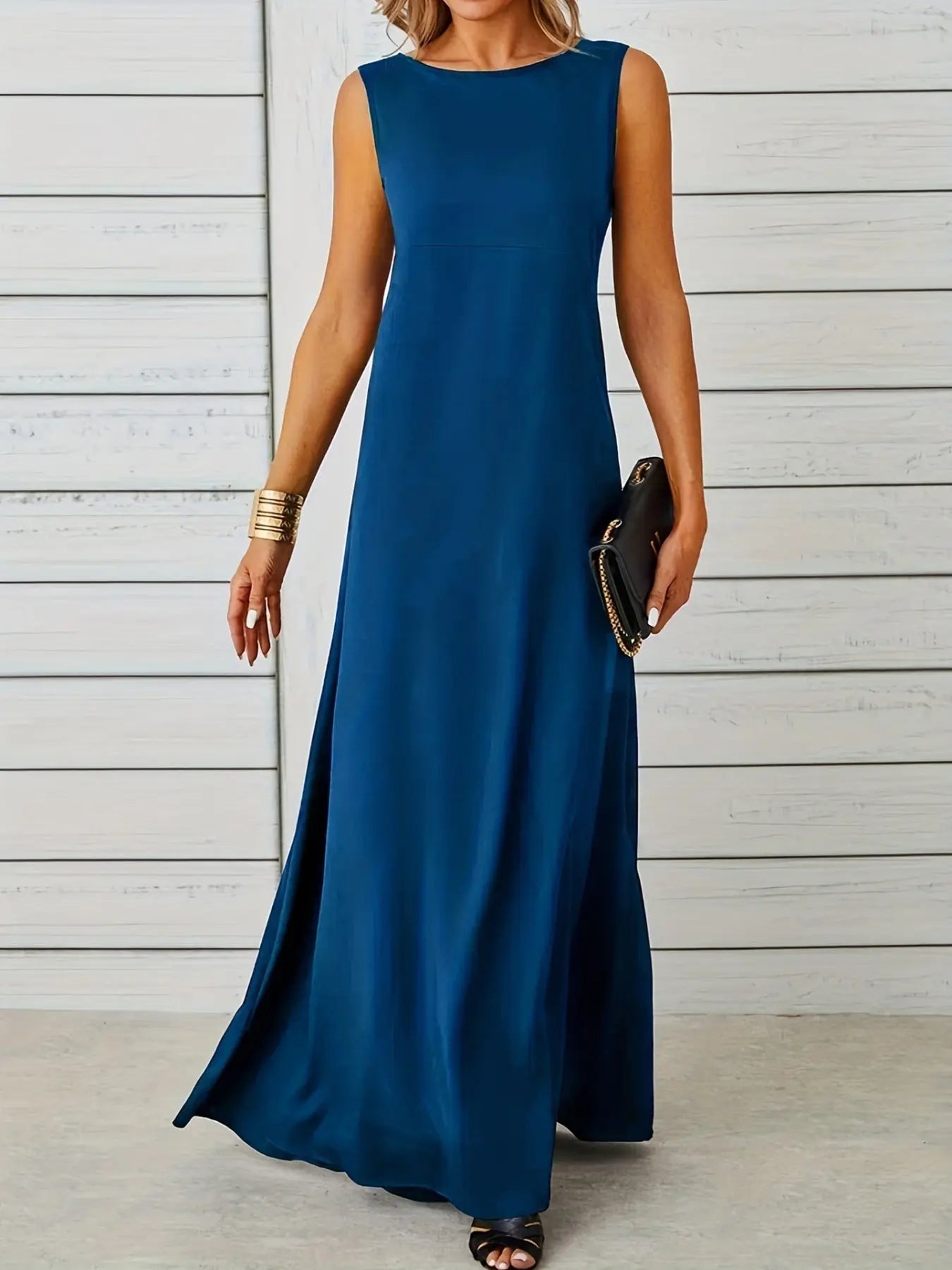 Sleeveless Flowy Maxi Dress  Style Ratio