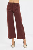 RISEN Tummy Control High Rise Crop Wide No Waist Band Pants  Style Ratio