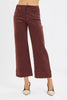 RISEN Tummy Control High Rise Crop Wide No Waist Band Pants  Style Ratio