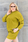 Double Take Full Size Texture Long Sleeve Top and Drawstring Shorts Set  Style Ratio