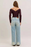 Judy Blue High Waist Column Straight Jeans  Style Ratio