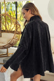 BiBi Vintage Washed Quilted Half Zip Top  Style Ratio