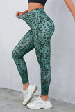 Leopard Print Wide Waistband Leggings  Style Ratio