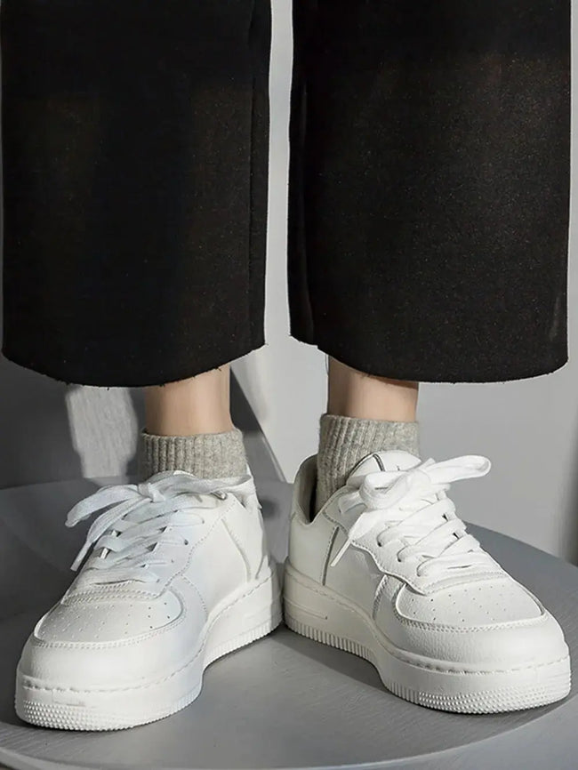 Lace Up Round Toe Platform Shoes  Style Ratio