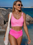 Twist Front High Waisted Bikini  Style Ratio