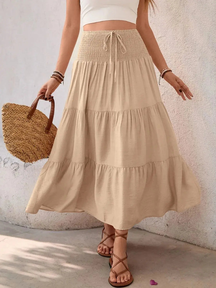 Smocked Tiered Skirt  Style Ratio