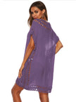 Bohemian Crochet Trim Beach Cover Up  Style Ratio