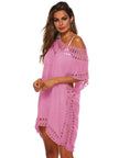 Bohemian Crochet Trim Beach Cover Up  Style Ratio