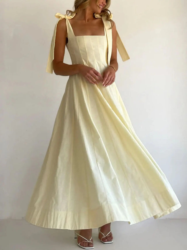 Gradient Tie Shoulder Maxi Dress  Style Ratio