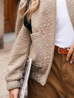 Full Size Floral Quilted Zip Up Jacket  Style Ratio