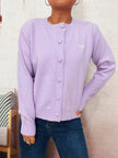 Button Up Long Sleeve Cardigan  Style Ratio