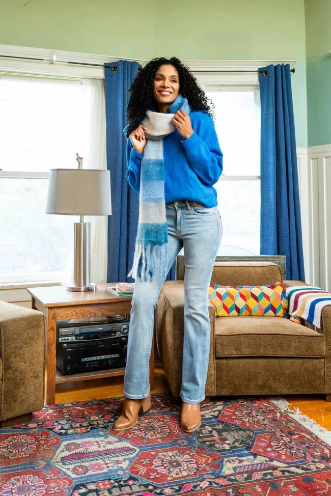 Judy Blue Mid Rise Thermal Bootcut Jeans  Style Ratio