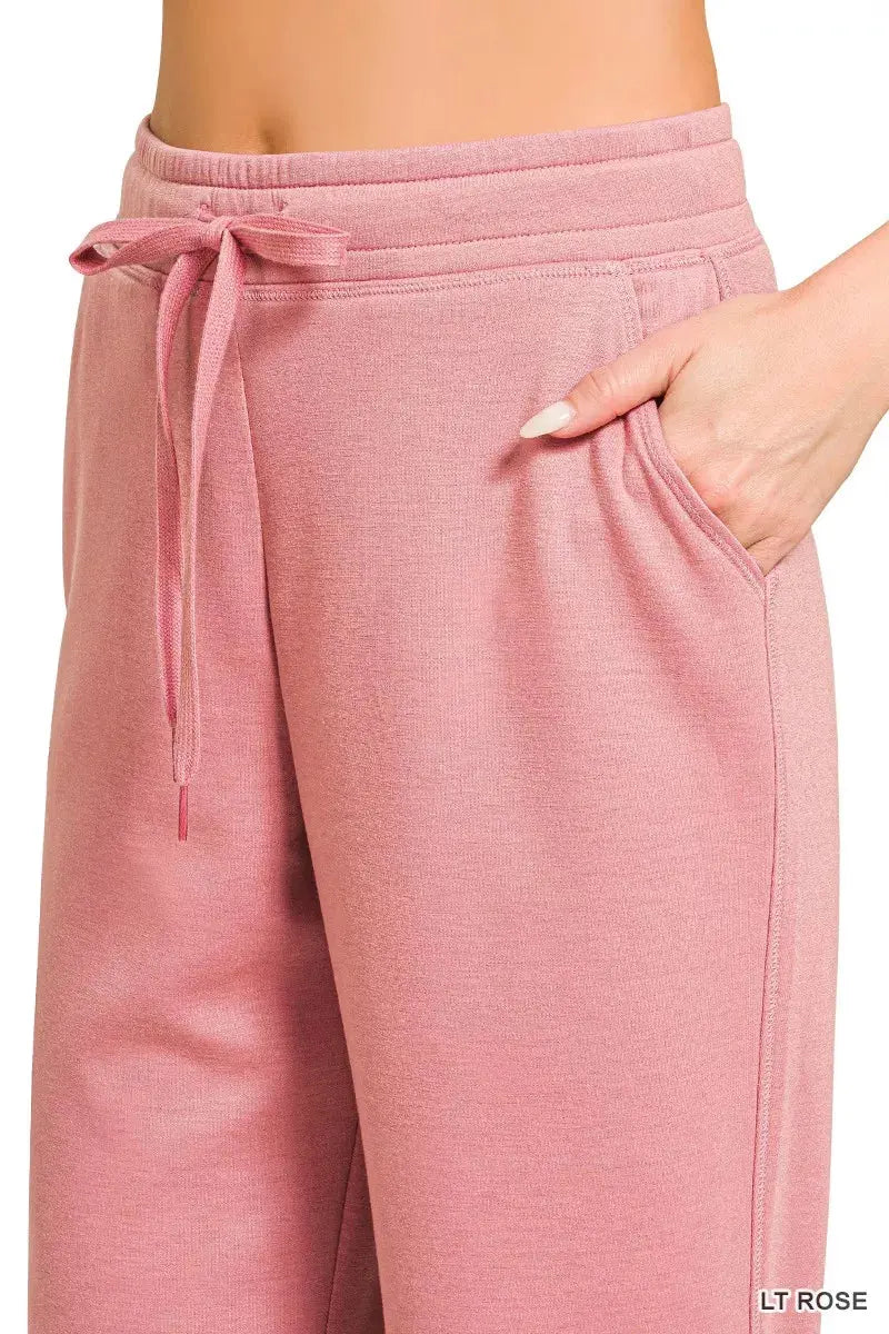 Zenana Drawstring Scuba Joggers with Pockets  Style Ratio