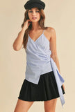 Aemi + Co Knotted Striped Top  Style Ratio