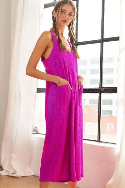 Adora Textured Wide-Leg Jumpsuit  Style Ratio
