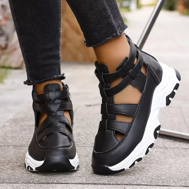 Cutout Platform Sneakers  Style Ratio