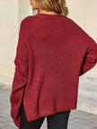 Pocket Detail Round Neck Sweater  Style Ratio