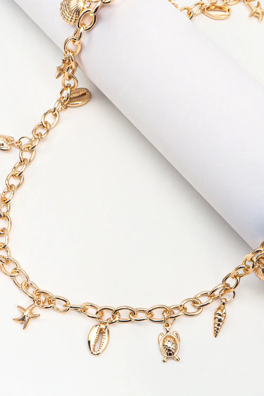 Ocean Element Charm Chain Belt  Style Ratio