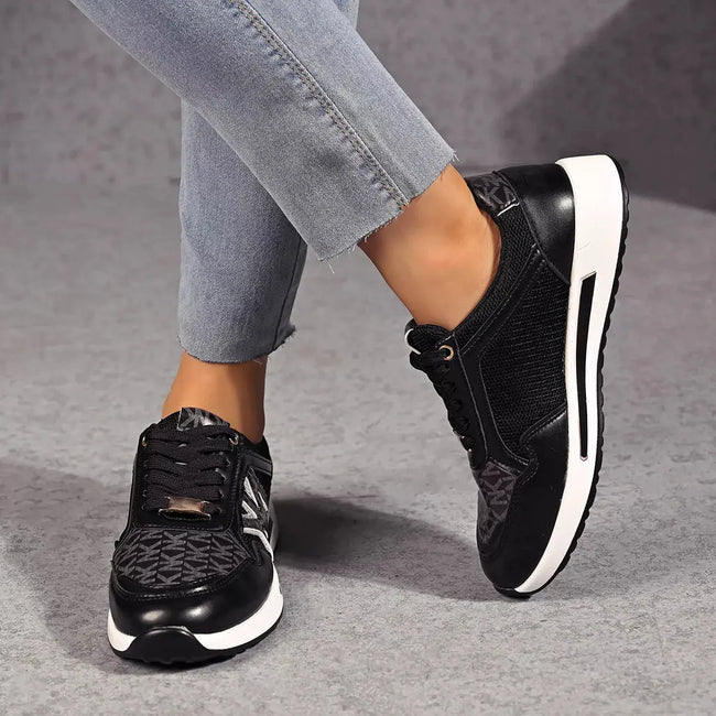 Lace Up Round Toe Sneakers  Style Ratio