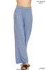 Zenana Soft Elastic Waisted Flare Pants  Style Ratio