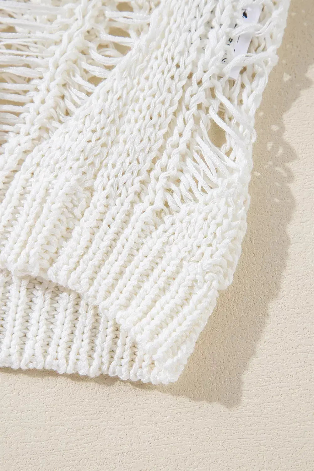 Hollow Out Long Sleeve Sweater  Style Ratio